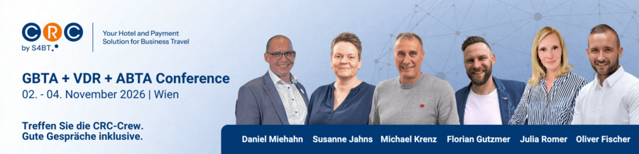 Treffen Sie die CRC-Crew auf der GBTA+VDR+ABTA-Conference