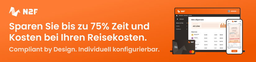 Bei Reisekosten Zeit und Kosten sparen mit N2F | VDR Overlay-Banner