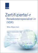 Zertifizierter Reisekostenspezialist | VDR-Akademie